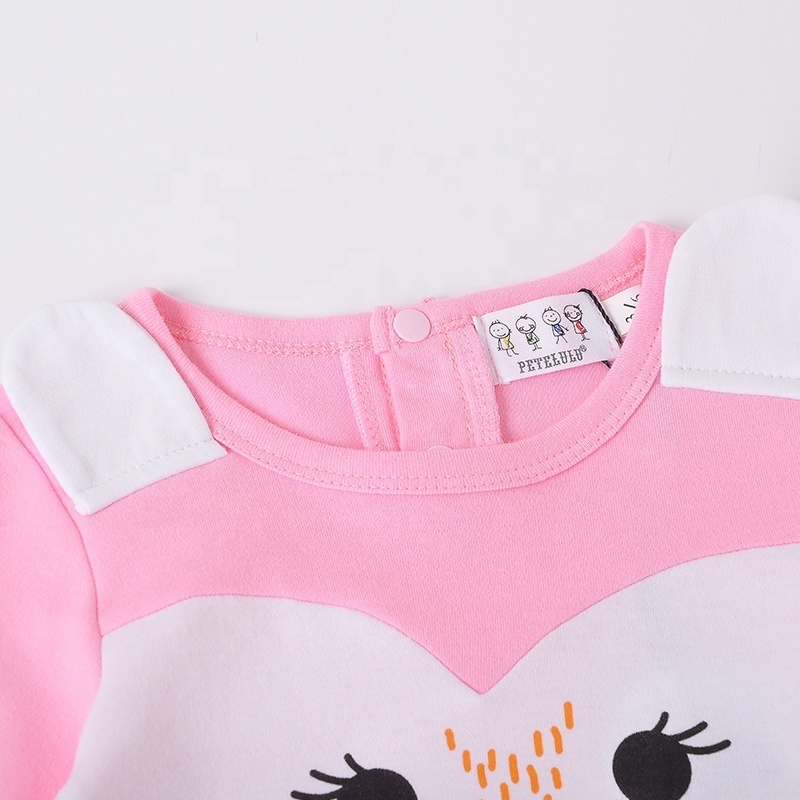 New Design Fox Baby Girl Romper With Footed Long Sleeve Autumn Baby Clothing Toddler Jumpsuit For Sale