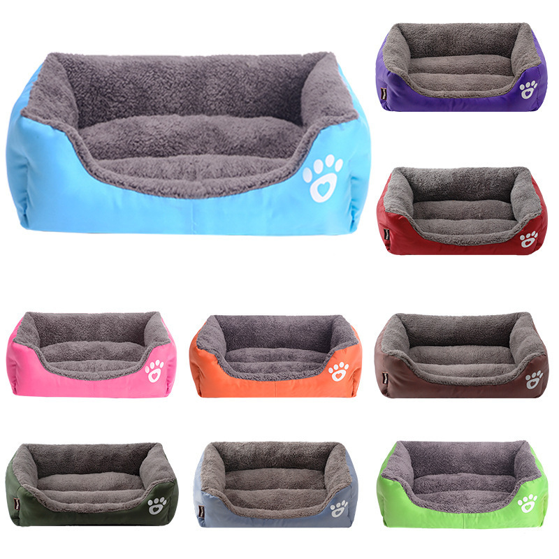 Pet Accessories Pet House Kennel Dog Bed Bolster For Small Medium Large Dogs