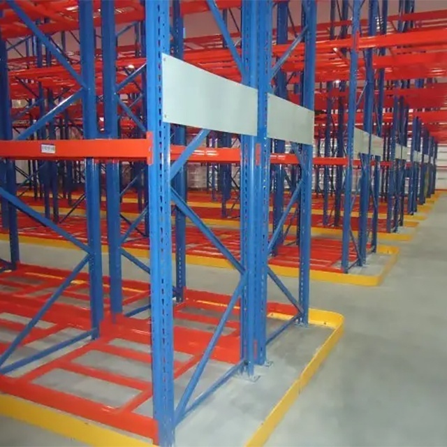 Peterack Very Narrow Aisle Rack Industrial Double Deep Pallet Racking System Warehouse Storage Rack Steel Shelving VNA Shelves