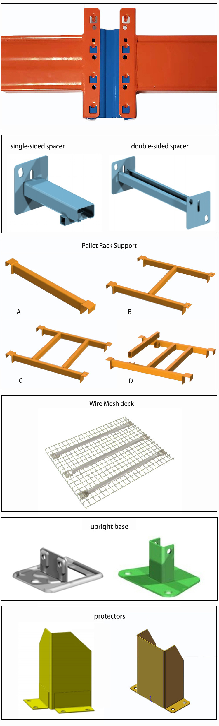 Peterack Very Narrow Aisle Rack Industrial Double Deep Pallet Racking System Warehouse Storage Rack Steel Shelving VNA Shelves