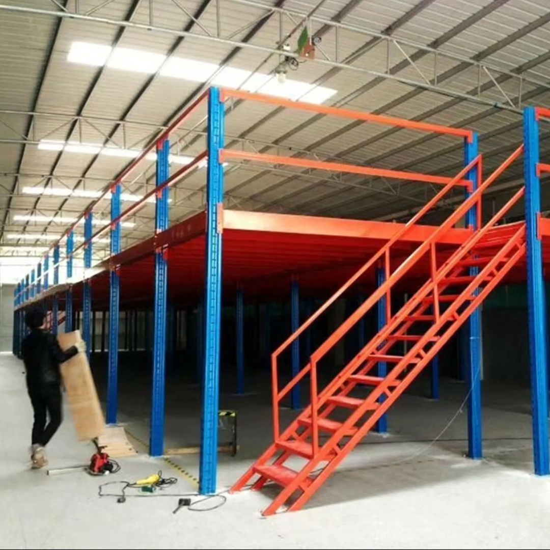 Max Use Of Your Warehouse Space Corrosion Protection High Grade Mezzanine Floor Rack System Kits