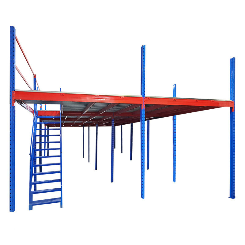 Mezzanine style racking selective pallet racks warehouse storage heavy duty pallet racking multi--tier racking system