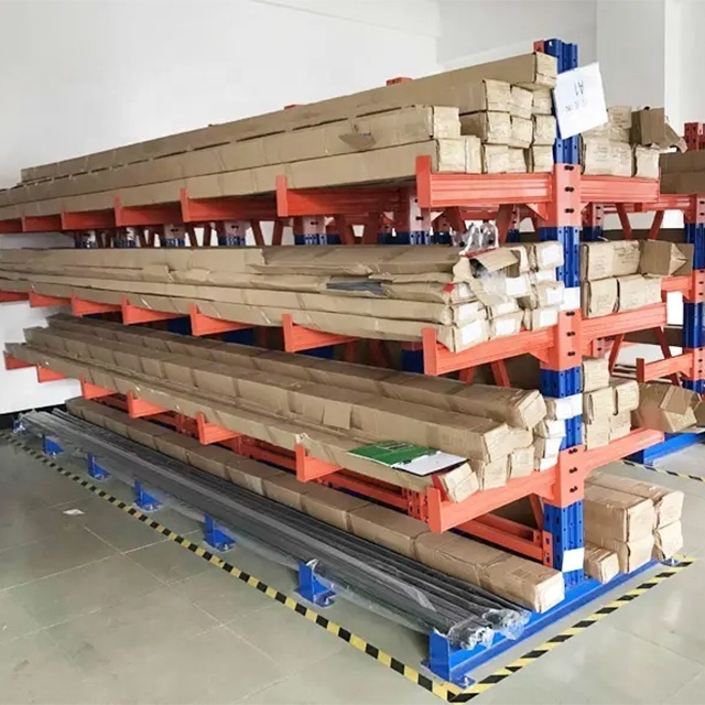 Peterack Heavy Duty Warehouse Long Timber Lumber Storage Cantilever Racks Roll Out