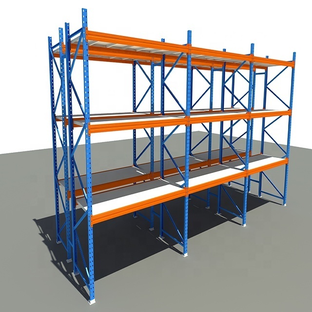 warehouse industrial storage shelving metal steel heavy duty pallet racks bolt steel pvc pipe rack