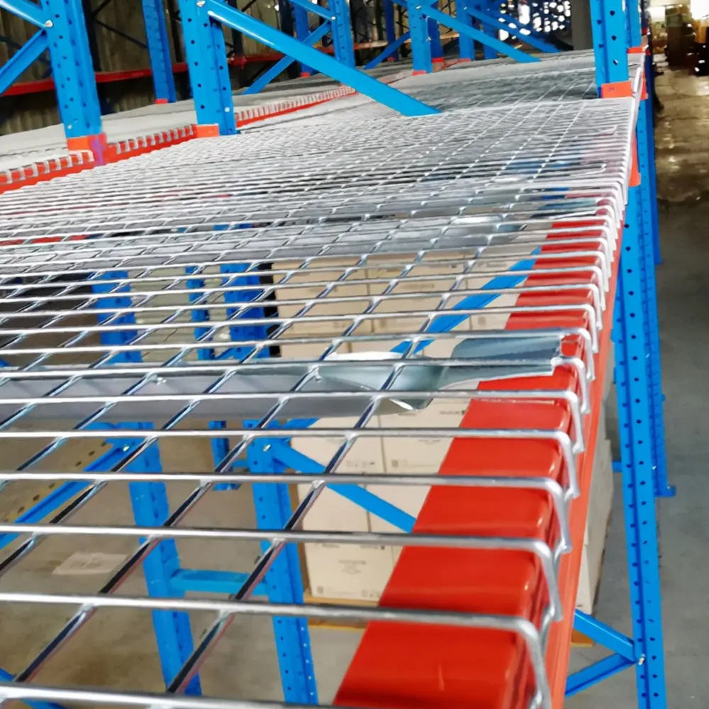 Peterack Galvanized Steel Wire Mesh Panels Welded Mild Steel Q235 Wire Mesh Decking for Pallet Racking