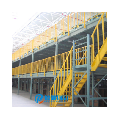 Mezzanine style racking selective pallet racks warehouse storage heavy duty pallet racking multi--tier racking system