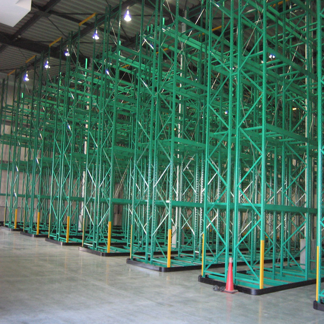 Peterack heavy duty warehouse pallet racking system double deep Warehouse Shelves With Mesh Racks