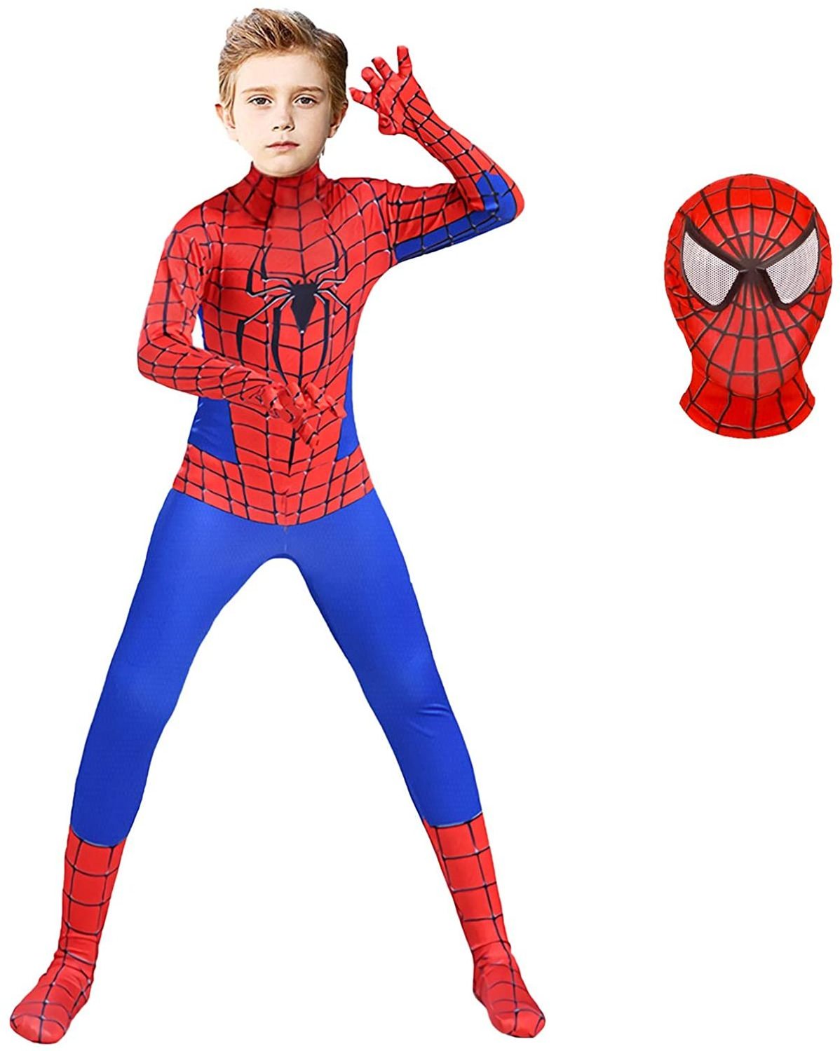 Spider Man E Costume Fancy Jumpsuit Adult And Children Halloween Cosplay Costume Red Black Spandex 3d Cosplay Clothing