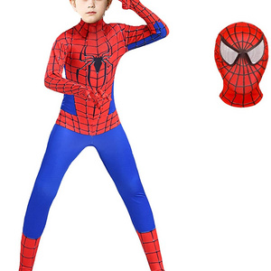 Spider Man E Costume Fancy Jumpsuit Adult And Children Halloween Cosplay Costume Red Black Spandex 3d Cosplay Clothing