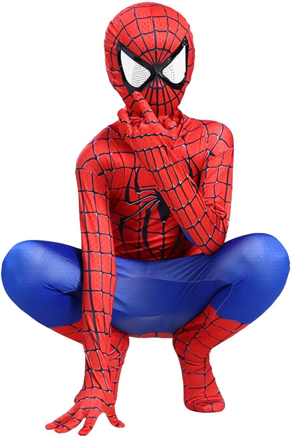 Spider Man E Costume Fancy Jumpsuit Adult And Children Halloween Cosplay Costume Red Black Spandex 3d Cosplay Clothing