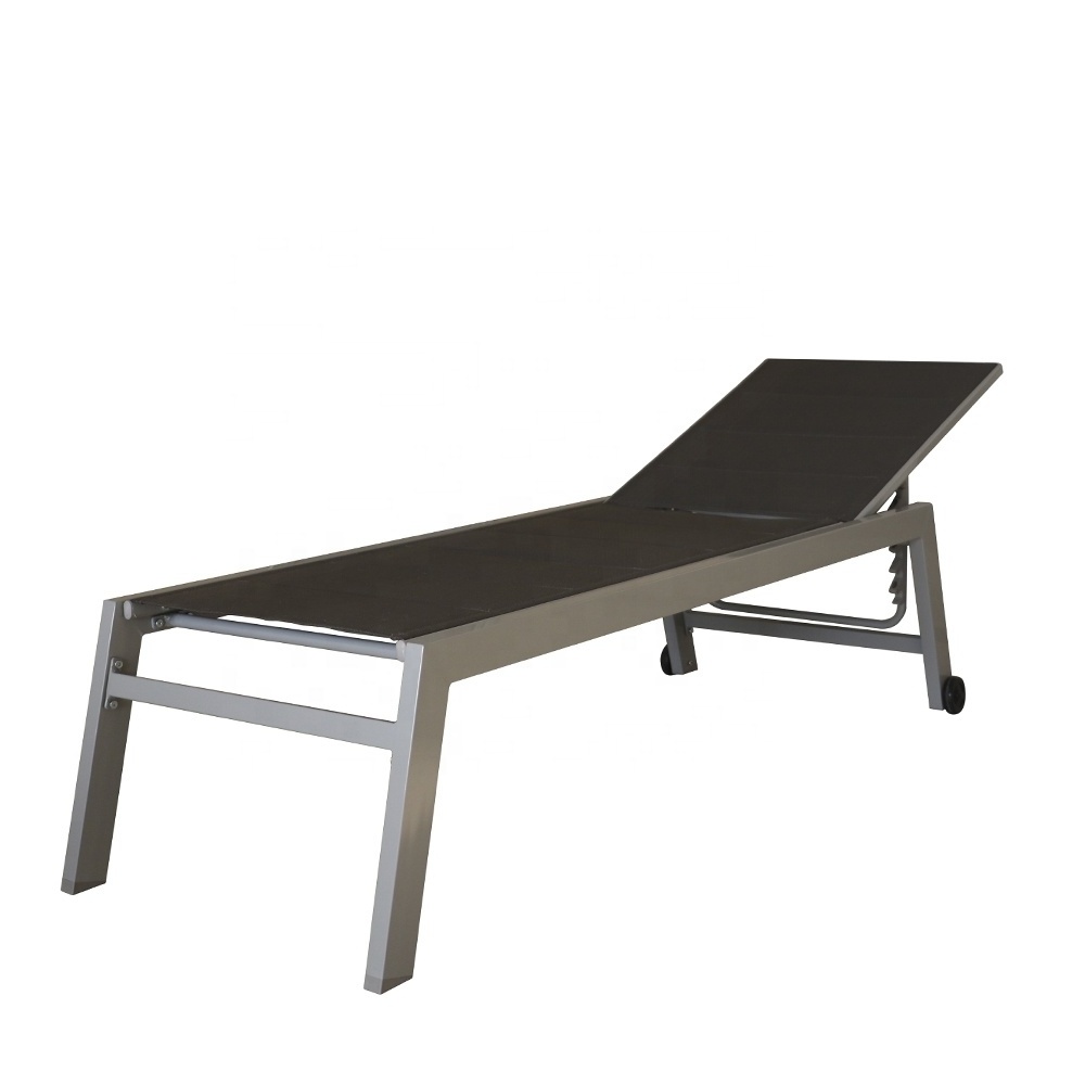 Detachable Outdoor Chaise Lounge Sun Lounger Common Dimensions Sun Lounger with Wheels