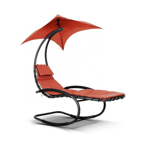 PH158 Arc Stand Swing Chair Rocking Chaise Lounge with Canopy