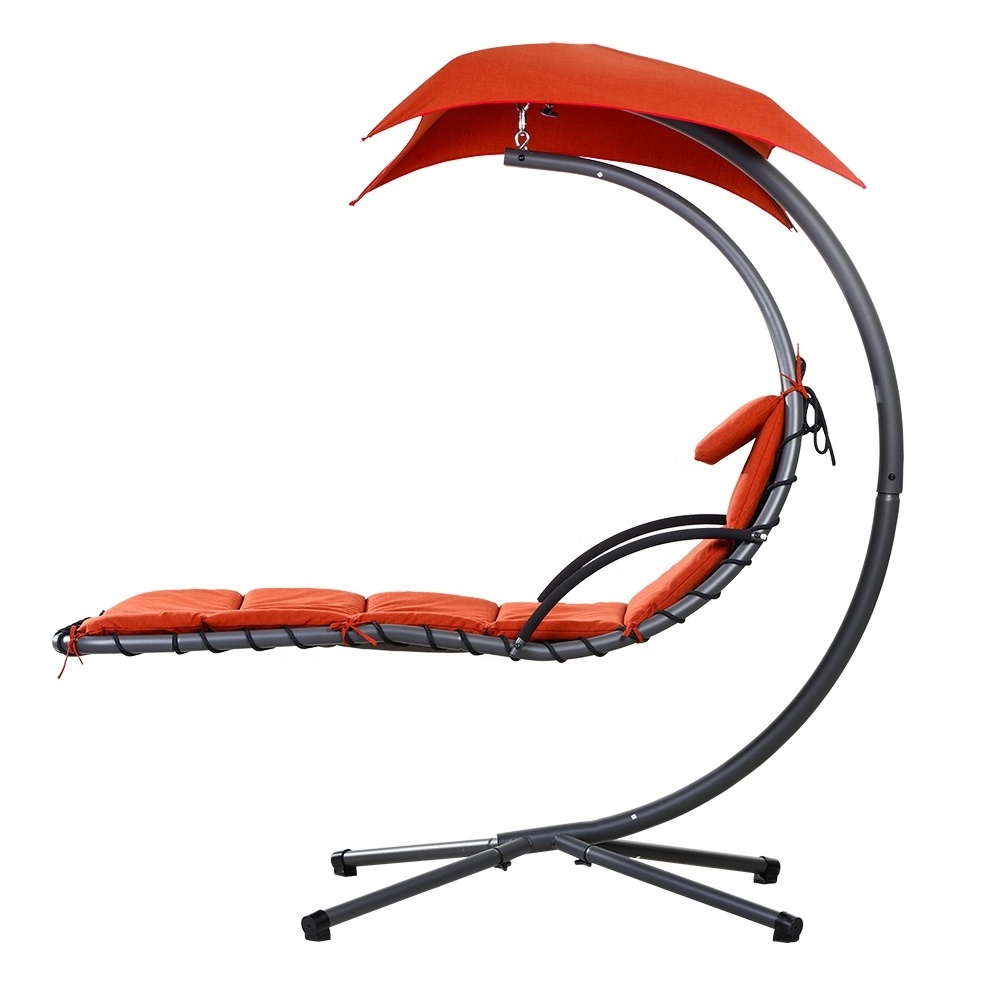 Original Hanging Chaise Lounger Chair Air Porch Swing Hammock Chair Canopy Dream Helicopter Chair