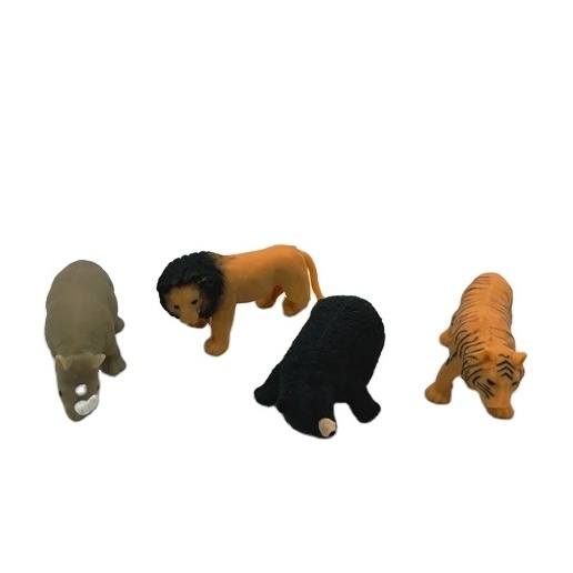 4 Styles Squishy & Stretch Safari Animals with Sand Filled Funny stress relief toy for Kids