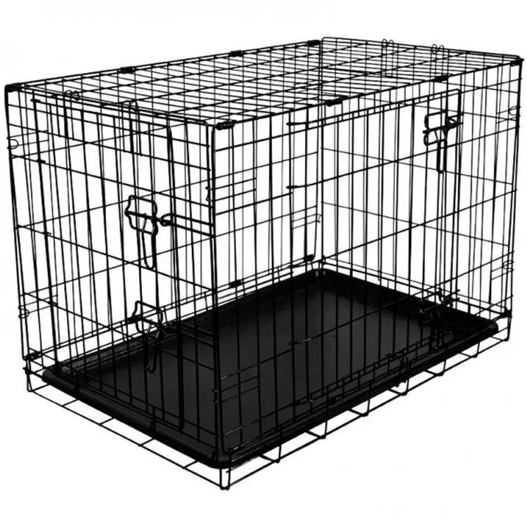 Wholesale China Stackable Stainless Steel Dog Cages for pets