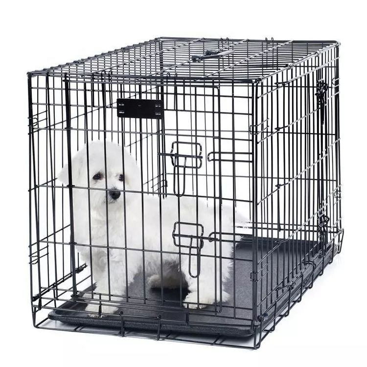 Wholesale China Stackable Stainless Steel Dog Cages for pets