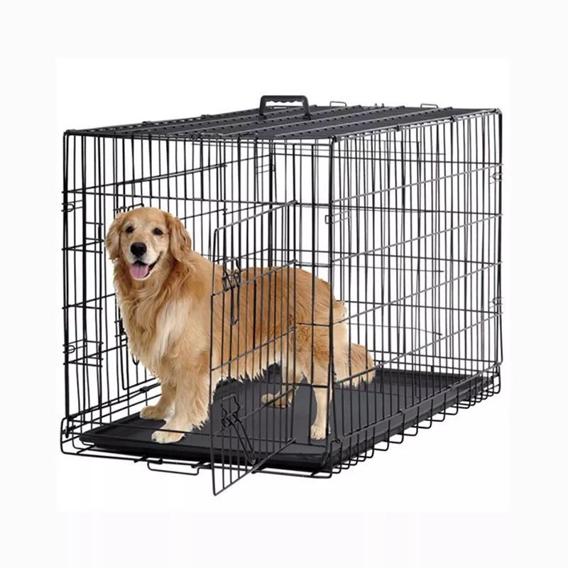 Wholesale China Stackable Stainless Steel Dog Cages for pets