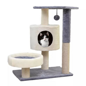 Cheap Nice Luxury Sisal For Board Scratching House Design Cat Tree for cats