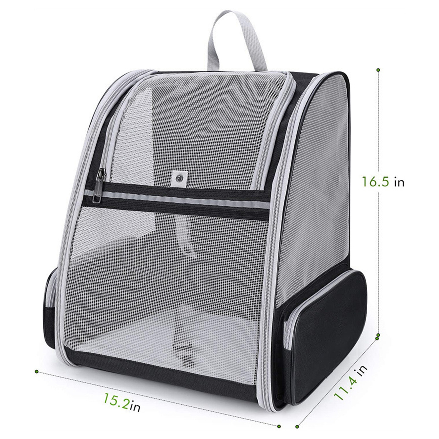 Outdoor travel hiking walking portable breathable lightweight foldable dog cat pet carrier backpack