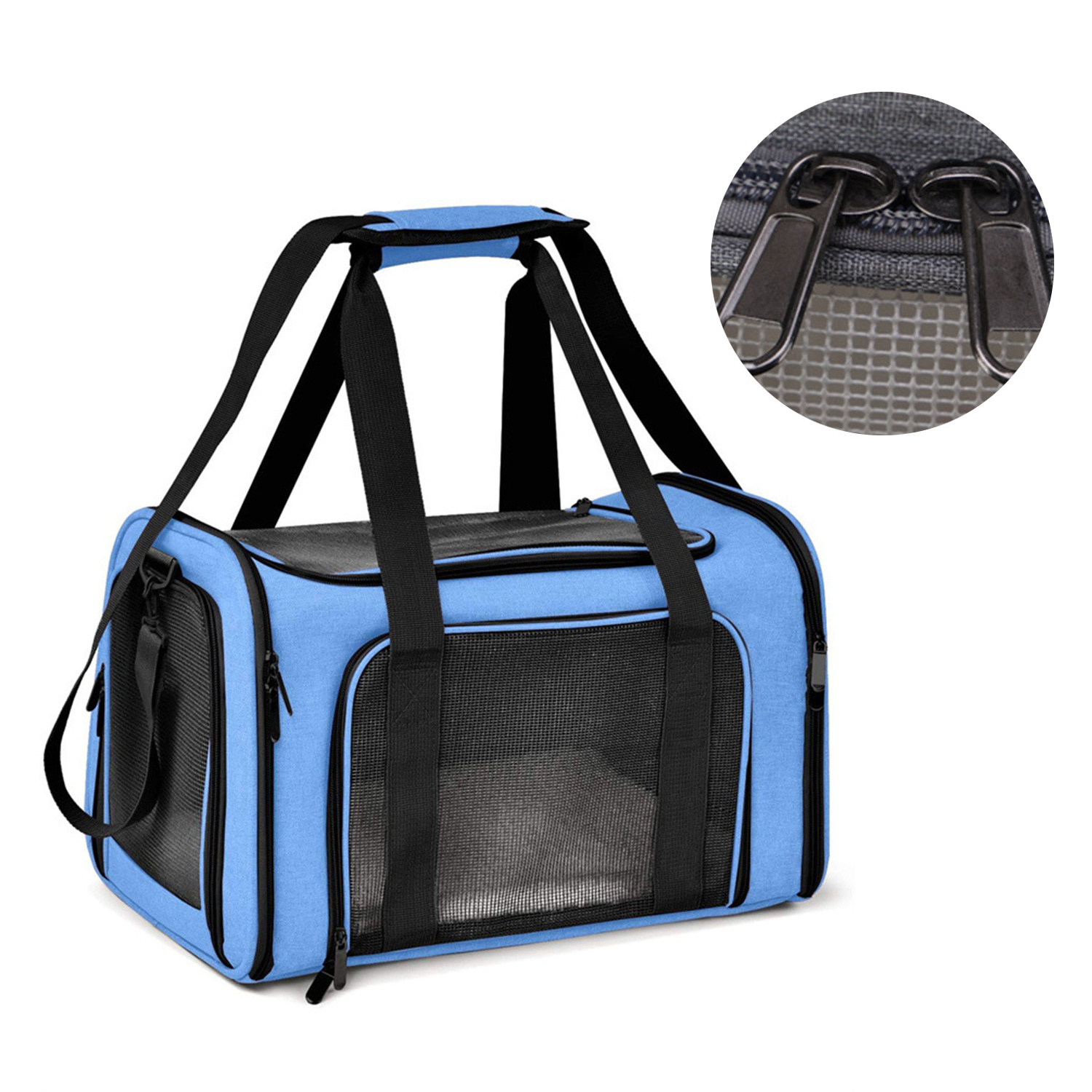 Hot sale high quality durable expandable airline approved cat dog shoulder bag pet cages carrier for travel