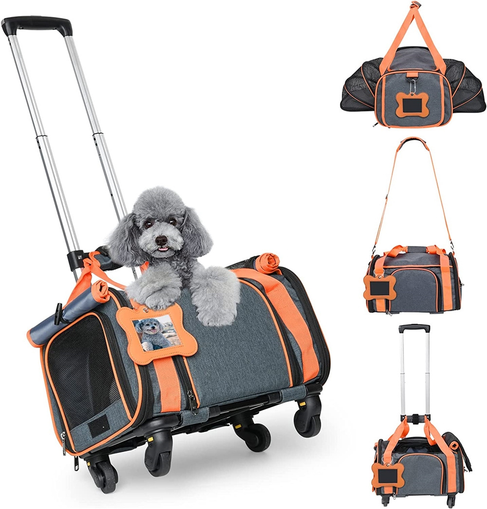 Pet Carrier Airline Approved for Small Dogs & Cats Puppy Up to 14 LBS Airline Approved Dog Carrier