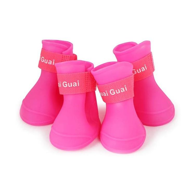 Hot sale silicone non-slip and waterproof dog rain shoes