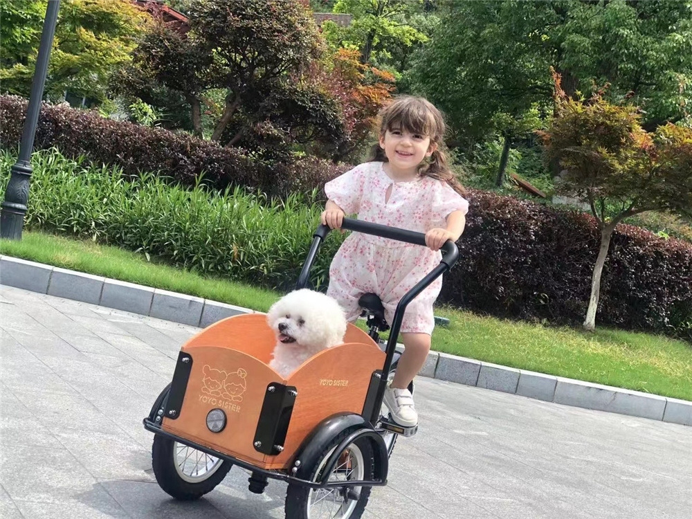 2023 New Dog Stroller For Large Dogs Outdoor Pet Stroller Cute Dog Pet Trolley Cargo Trolley Kids' Tricycles