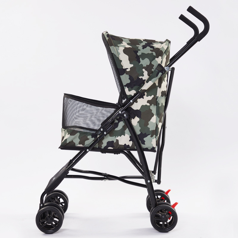 2023 Factory Hot selling lightweight dog stroller luxury 4 wheels pet  pet stroller  ibiyaya pet stroller dog  For Dog