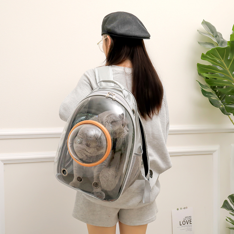 2023 Transparent Bubble Space Capsule Pet Cat Carrying Carrier Backpack Pet Travel Carrier Bag