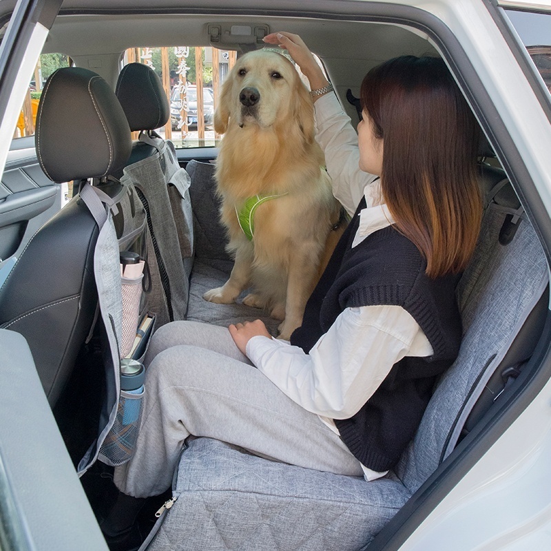 Factory Home Car Pet Cushion Pet Car Seat Covers Backseat Dog Cat Car Seat Cover for Black Seat