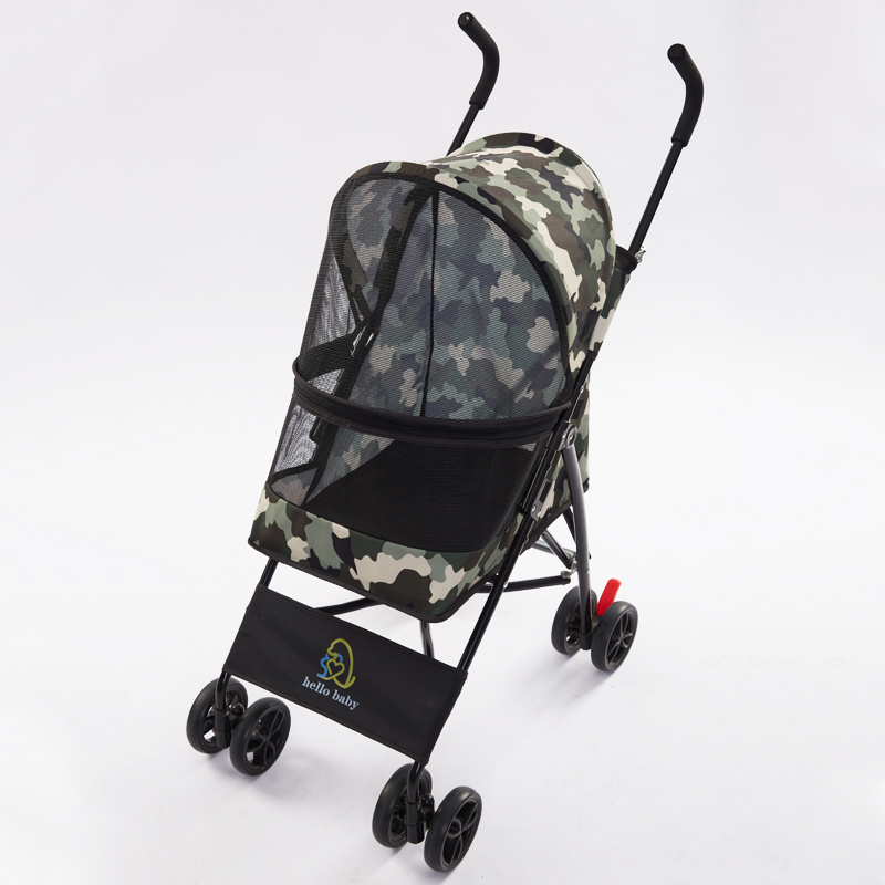 2023 Factory Hot selling lightweight dog stroller luxury 4 wheels pet  pet stroller  ibiyaya pet stroller dog  For Dog