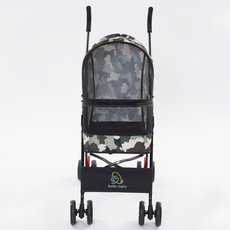 2023 Factory Hot selling lightweight dog stroller luxury 4 wheels pet  pet stroller  ibiyaya pet stroller dog  For Dog