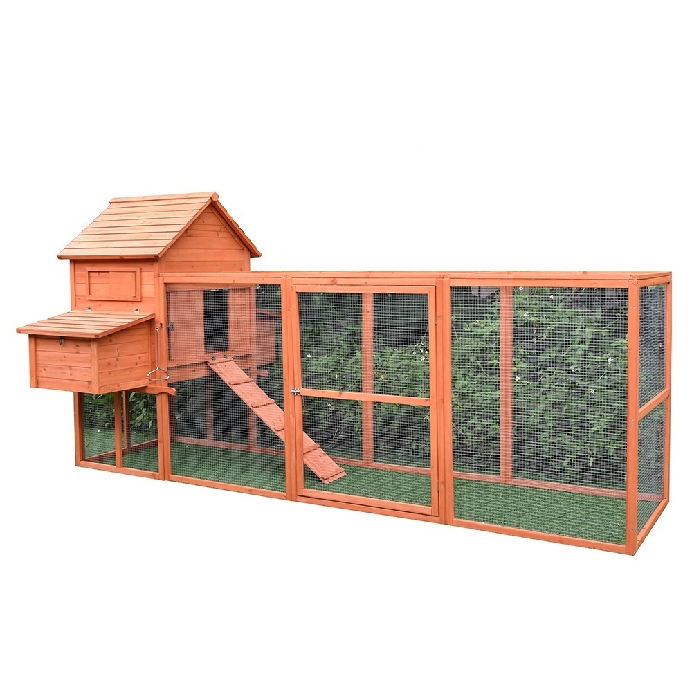 Garden Outdoor Hen House Hen Cage Personal Patio Wooden Chicken Carton Box Fashion Red Solid Pet Cages, Carriers & Houses Slings