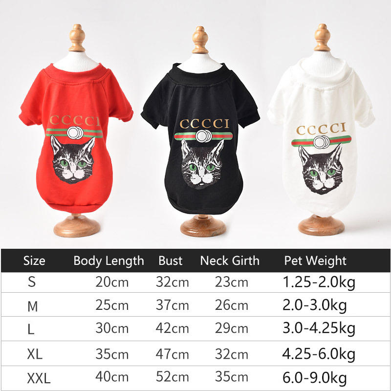 Pet Luxury Dog Hoodie Soft Breathable Apparel Puppy Casual  Cat Dog Pet Luxury Clothes Pet Sweatshirts