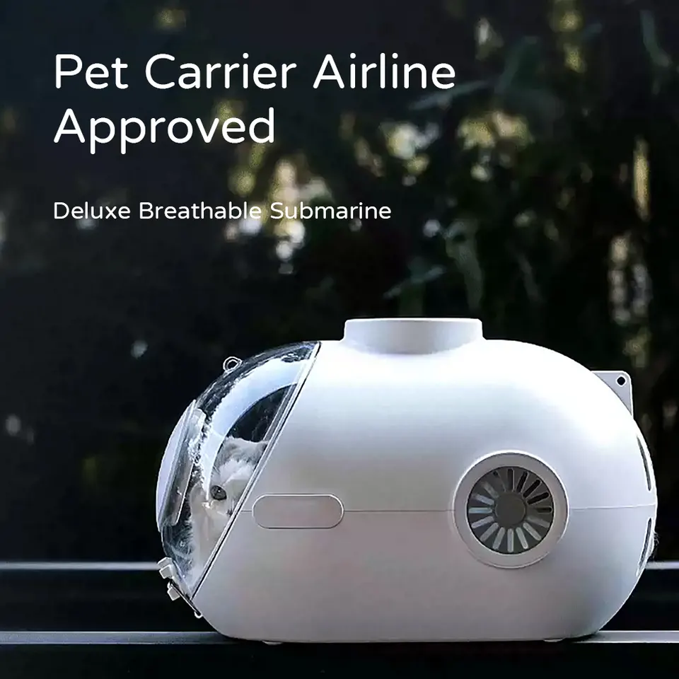 Hard-Sided Approved Pet Carrier for Small Dogs Puppy