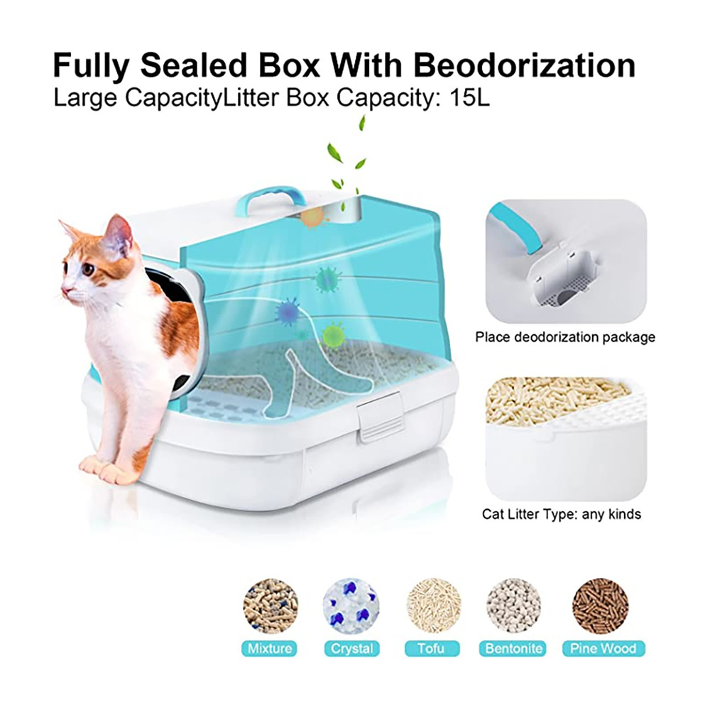 New DesignExtra Large 13L traveling portable cat litter box