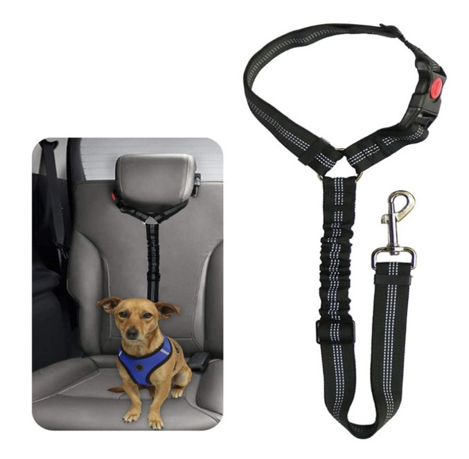 Pet Supplies Dog Car Seat Belt Safe Dog Leash Retractable Elastic Dog Seat Belt