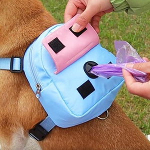 Pet backpack cartoon dog bag outdoor travel dog small backpack pet supplies