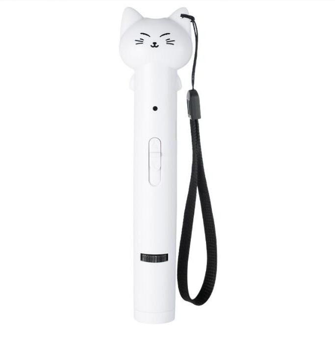 Hot selling cat laser pointer USB charging cat stick toy artifact cat toy