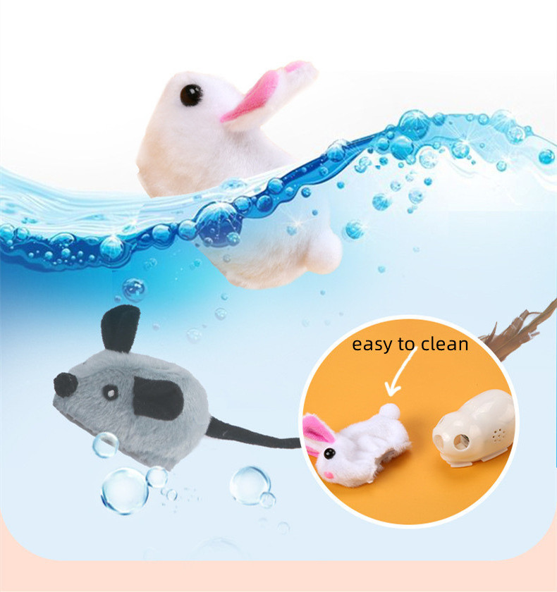 Automatic Cat Toy Mouse Usb Chargeable Interactive Cat Toy Electric Cats Toys