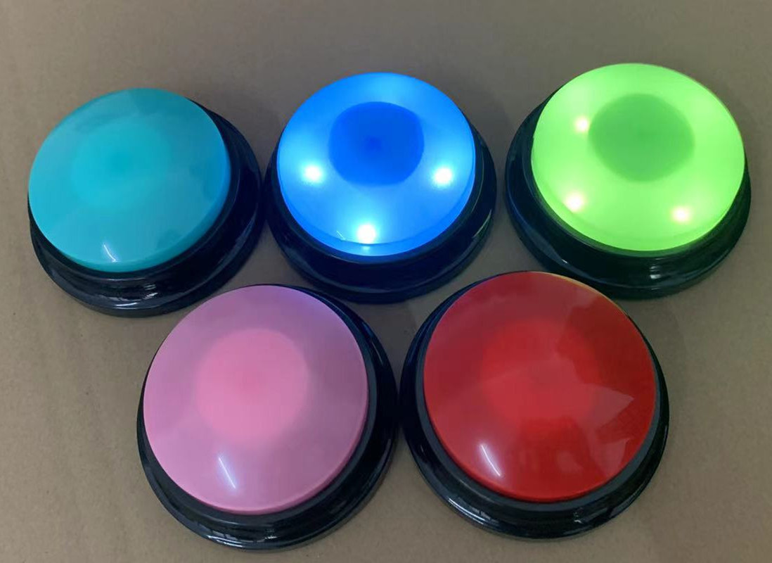 Luminous Recording Dog Button Talking Buttons For Dogs Training Dog Communication Button