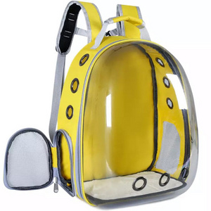 Transparency Ventilate Fashion Backpack Carriers Carry Bags Pets Cat Dog Travel Bags