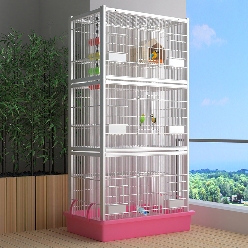 Iron Bird Cage Large Wholesale Stainless Steel Bird Cage Squirrel House Parrot Cage