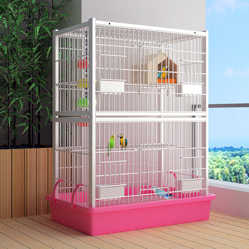 Iron Bird Cage Large Wholesale Stainless Steel Bird Cage Squirrel House Parrot Cage