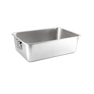 Wholesale Stainless Steel Cat Litter Box With Handle Anti Splash Cat Toilet