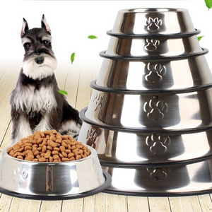 Stainless steel dog food bowl custom dog food bowl dog feeding bowl