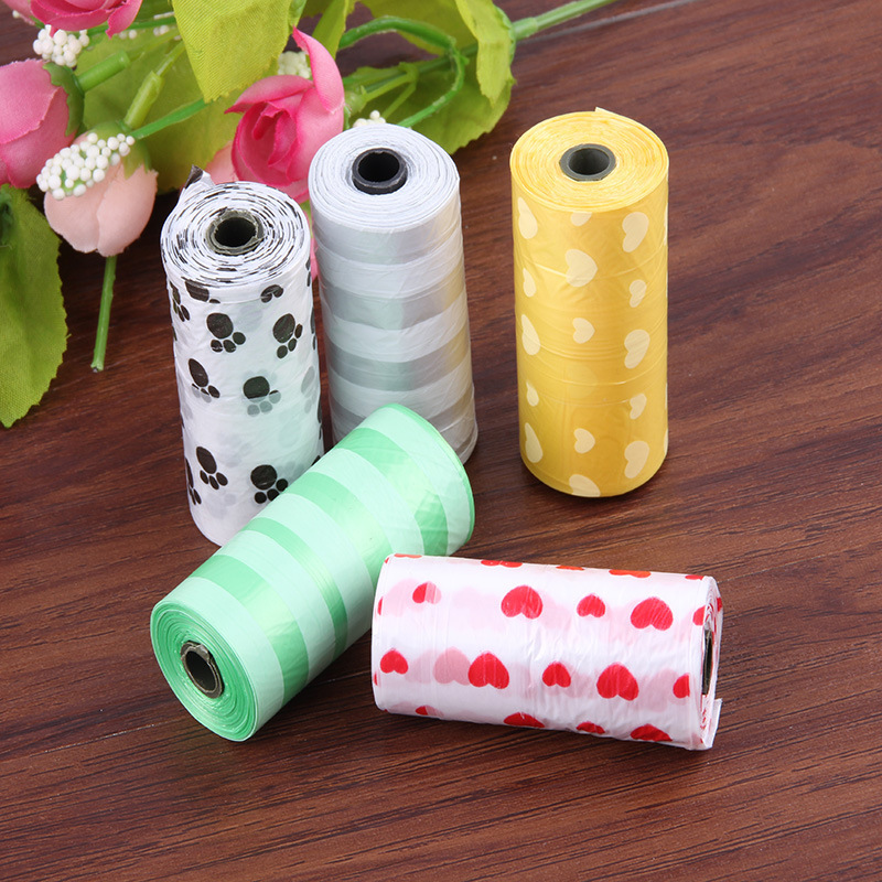 Wholesale Cheap Dog Poop Dispenser Bags Waste Rolls Plastic Dog Poop Bags