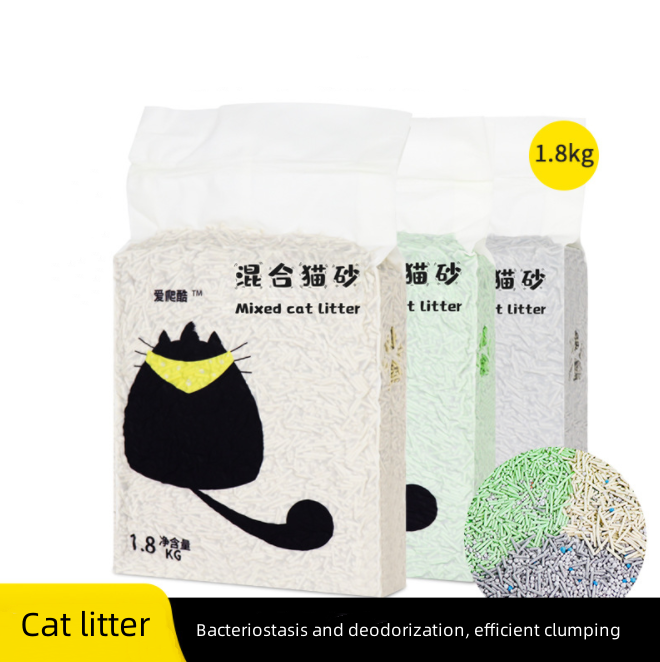 Wholesale Tofu Cat Litter Cat Supplies Deodorant 3 Flavor Activated Carbon Cat Litter