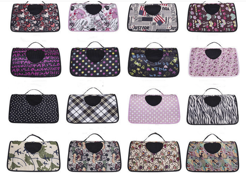 Mix designs oxford fabric dog travel carrier dog carrier handbag dog sling carrier