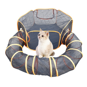 Pet Tent Camping Combined Outdoor Cat Tunnel Portable Folding Pet House High Quality Dog Tent